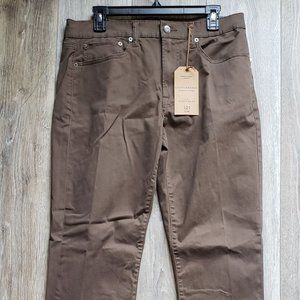 MEN'S NWT LUCKY BRAND BRISHED TWILL JEANS-W32-L32